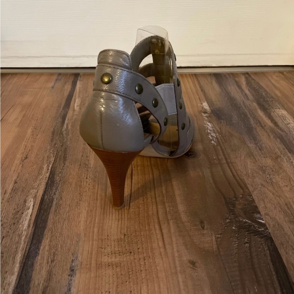 Nine West Sachar Slate Heels Leather Upper 1009 Balance Man Made Heels - Picture 10 of 12